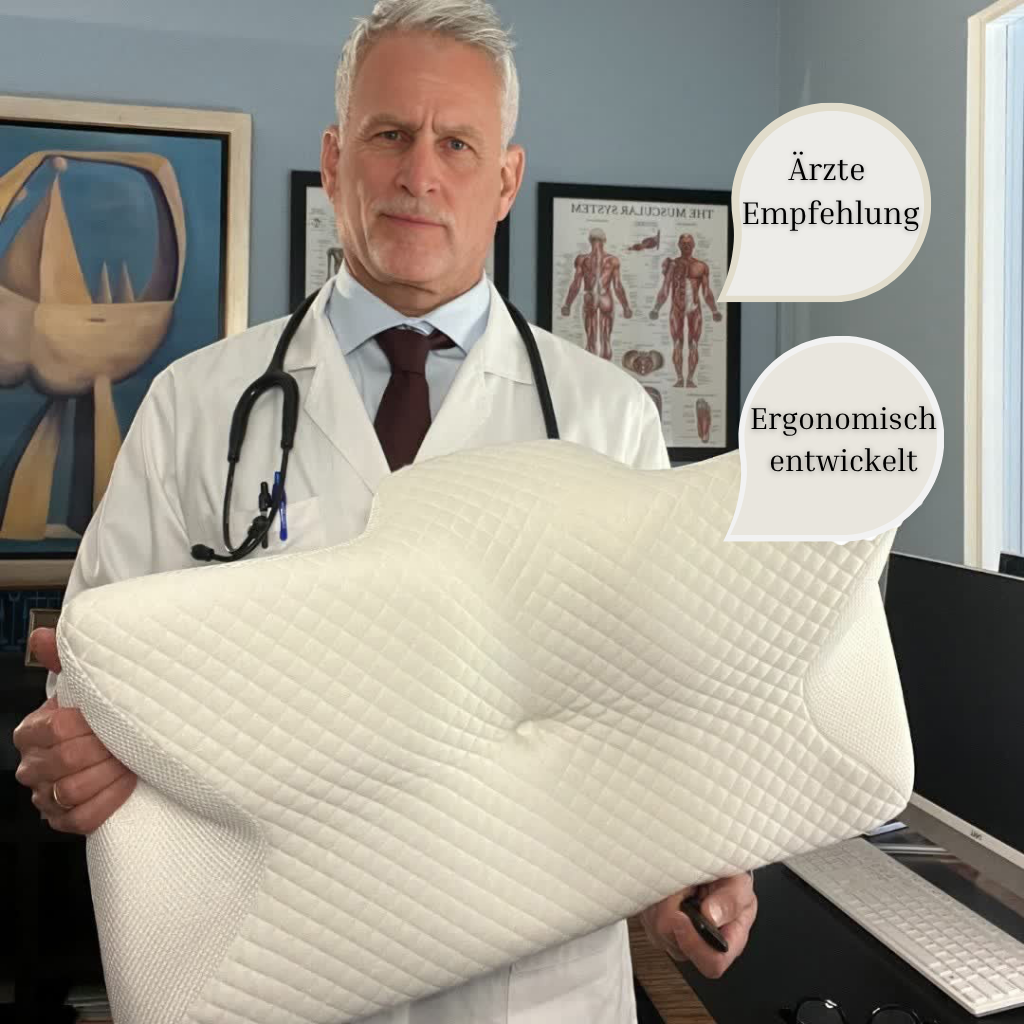 ErgoNest™ -  Ergonomisches Schlafkissen.