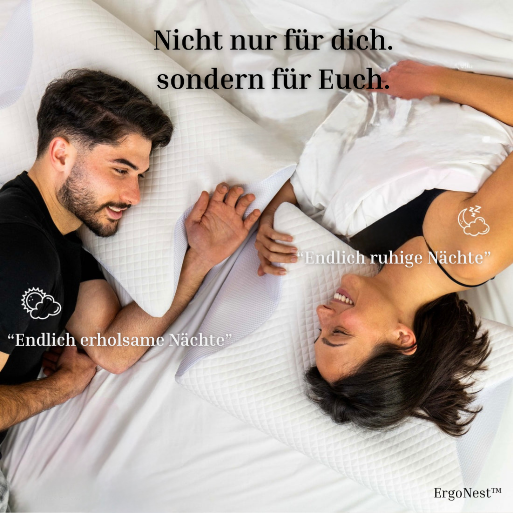 ErgoNest™ -  Ergonomisches Schlafkissen.