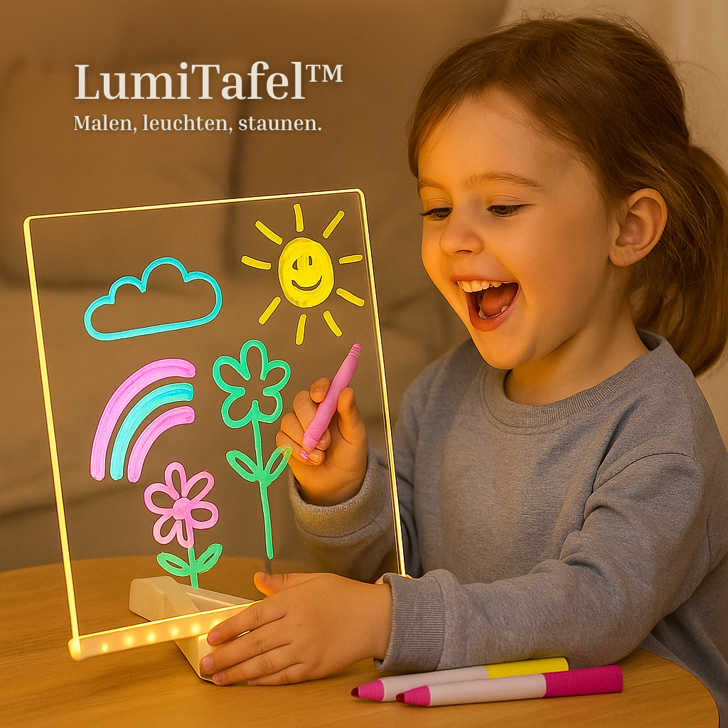 LumiTafel™ - Malen. Leuchten. Staunen.
